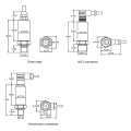 FST800-211 Fabricante final 4-20mA 0-5V 0-10V presión del transmisor del sensor